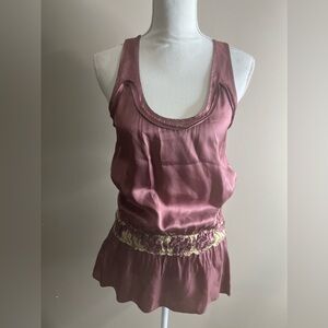 To the max silk top XS elastic waist